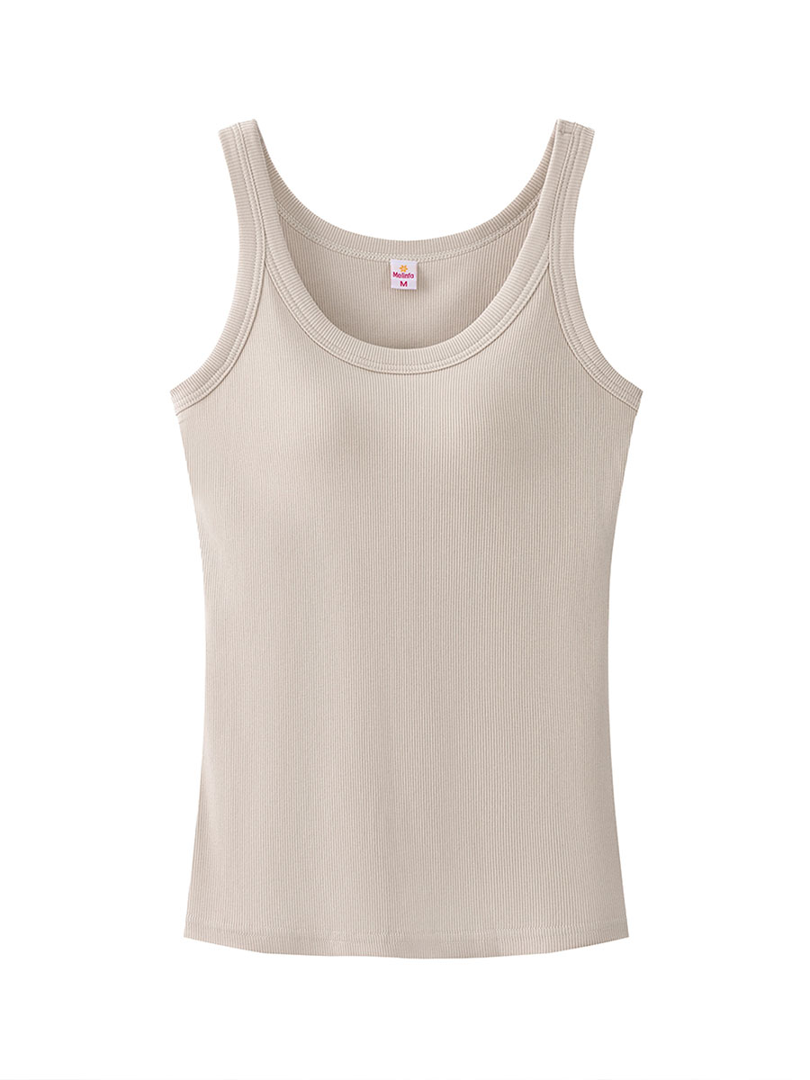 Áo Ba Lỗ Bra Top Nữ Cotton Kèm Đệm Mút Cố Định Melinfa VAA0570 - Ảnh 9