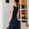 Áo Ba Lỗ Bra Top Nữ Cotton Kèm Đệm Mút Cố Định Melinfa VAA0517 - Ảnh 4
