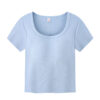 Áo Cộc tay Bra Top Nữ Cotton Kèm Đệm Mút Cố Định Melinfa VAA0624 - Ảnh 5