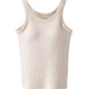 Áo Ba Lỗ  Bra Top Nữ Cotton Kèm  Đệm Mút Cố Định Melinfa VAA0403 - Ảnh 5