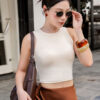 Áo Ba Lỗ Bra Top Nữ Cotton Kèm Đệm Mút Cố Định Melinfa VAA0538 - Ảnh 2