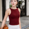 Áo Ba Lỗ Bra Top Nữ Cotton Kèm Đệm Mút Cố Định Melinfa VAA0547 - Ảnh 2