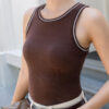 Áo Ba Lỗ  Bra Top Nữ Cotton Kèm  Đệm Mút Cố Định Melinfa VAA0588 - Ảnh 3