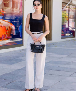 Alternative view of Áo Ba Lỗ  Bra Top Nữ Cotton Kèm  Đệm Mút Cố Định Melinfa VAA0563