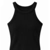 Áo Ba Lỗ Bra Top Nữ Cổ Yếm Cotton Kèm Đệm Mút Cố Định Melinfa VAA0548 - Ảnh 6